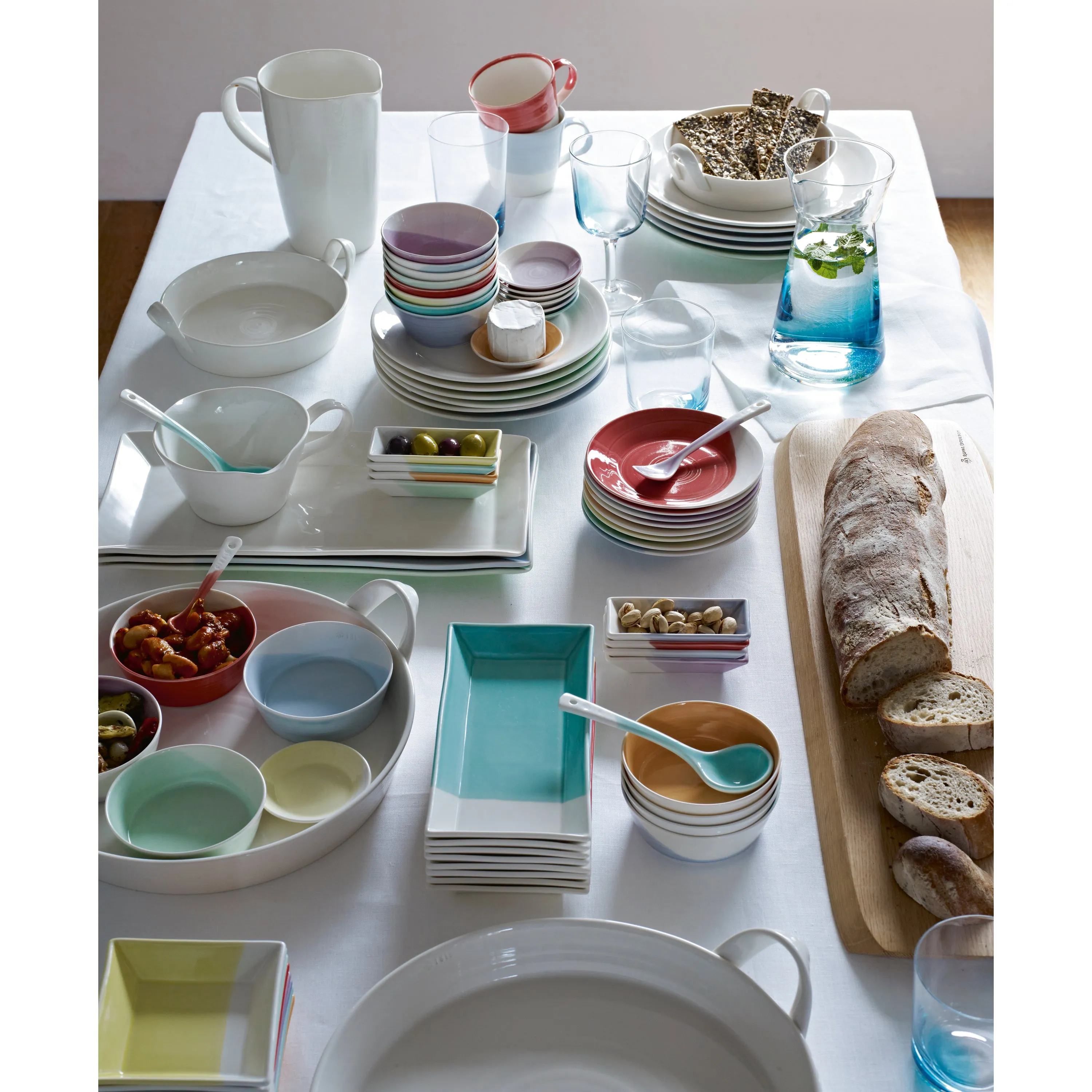 1815 Dip Tray Multi Color Set of 8