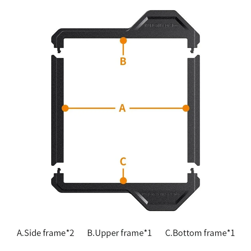 2pack Square Filter System Protection Frame Cover for the X-pro Square 100*100mm 100*150mm Camera Lens Filter