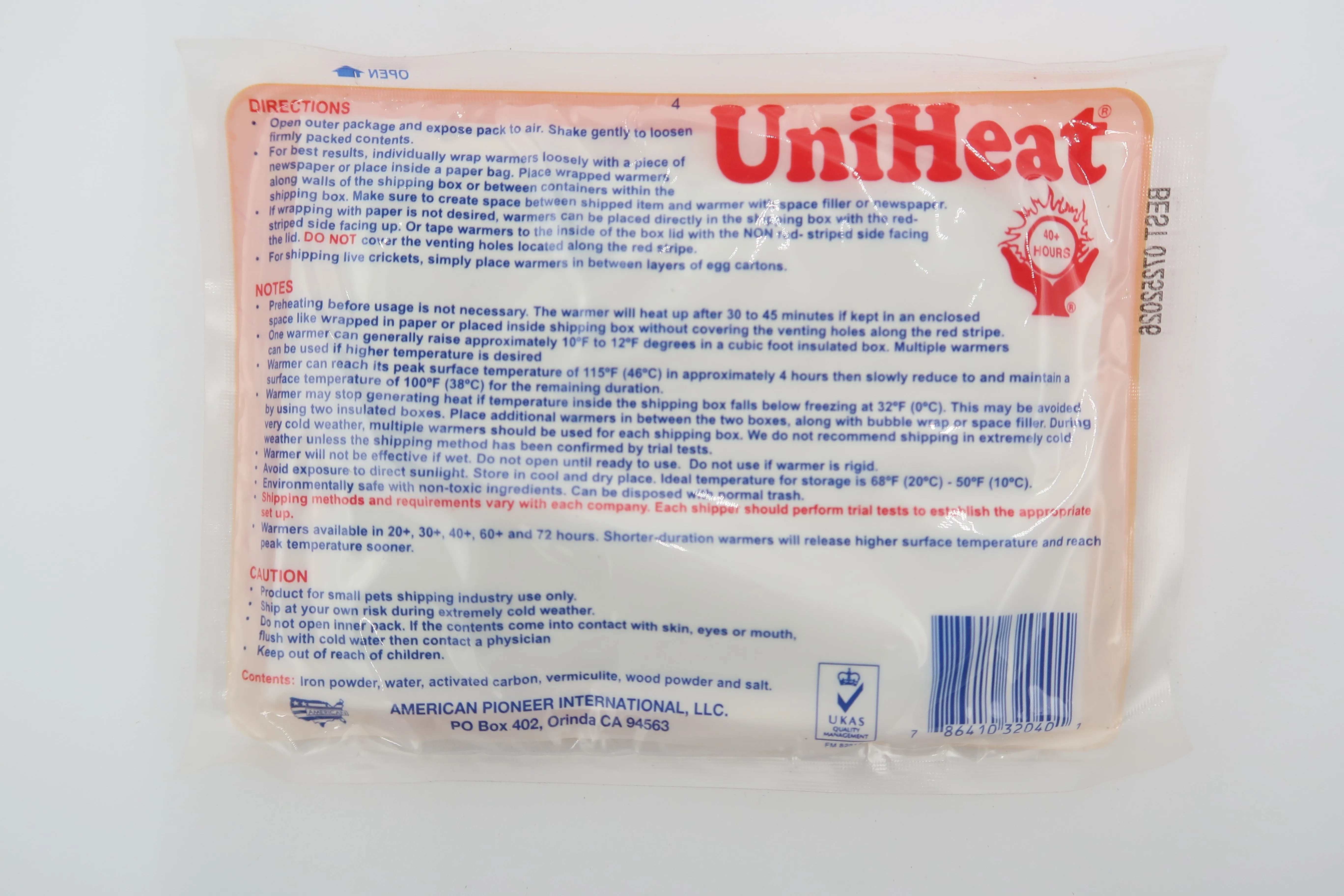 40  Hours Heat Pack