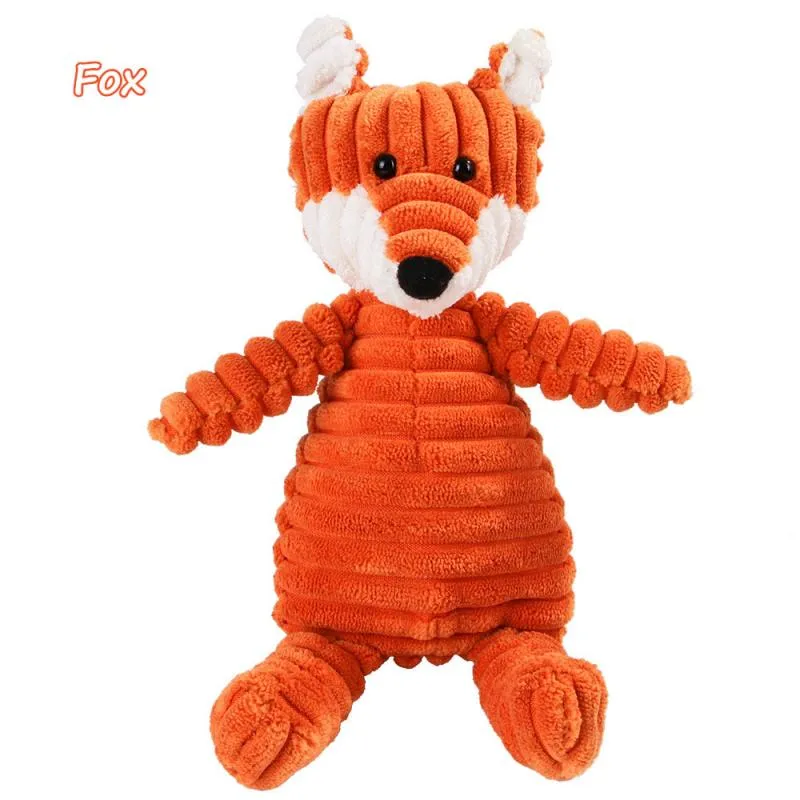 Animal Themed Dog Chew Toys with Squeaker