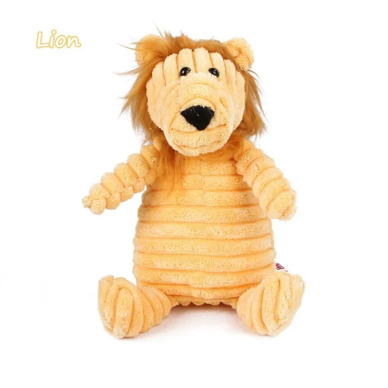 Animal Themed Dog Chew Toys with Squeaker