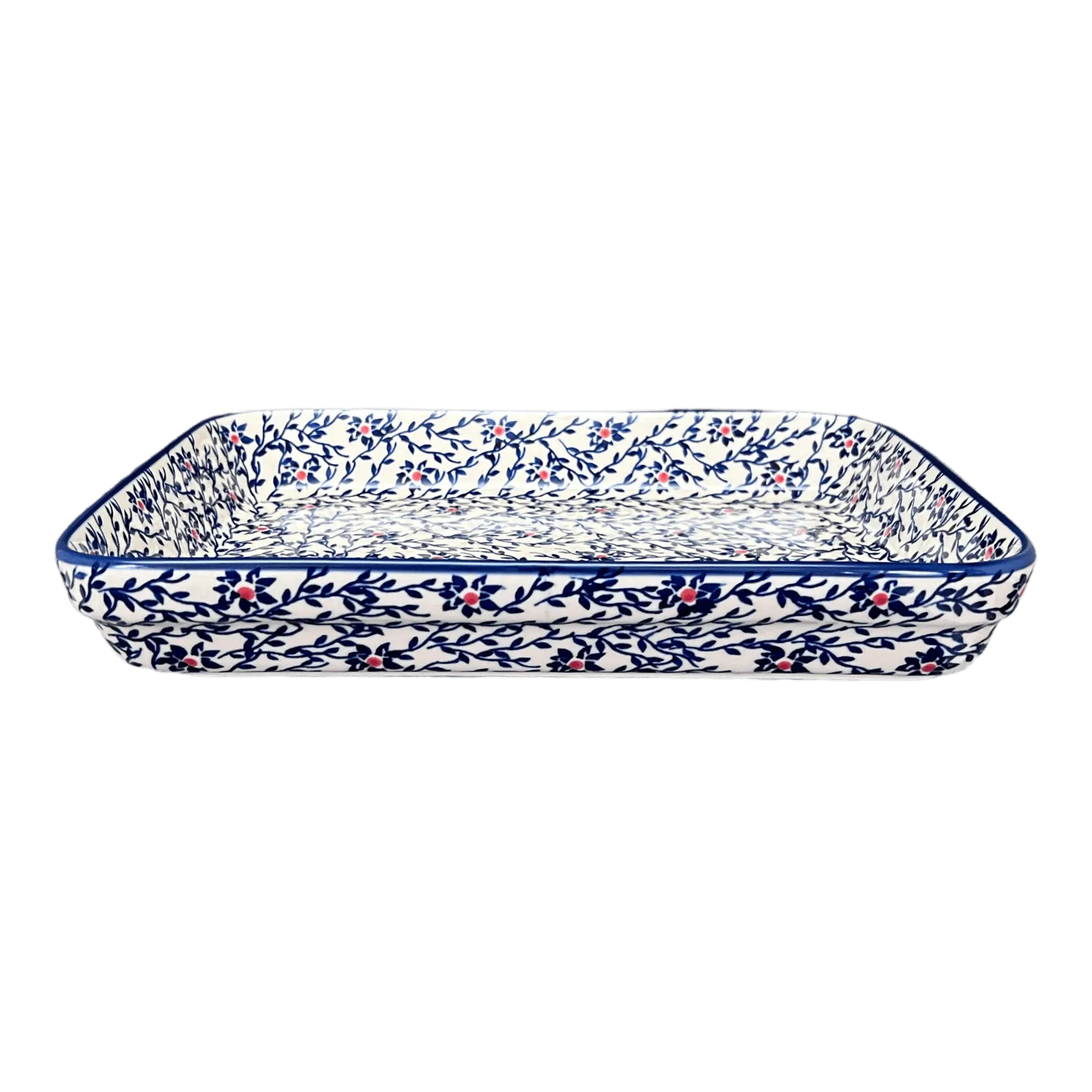 Baker, Rectangular, Shallow, 9" x 11" in "Blue Canopy" by Manufaktura | P104U-IS04