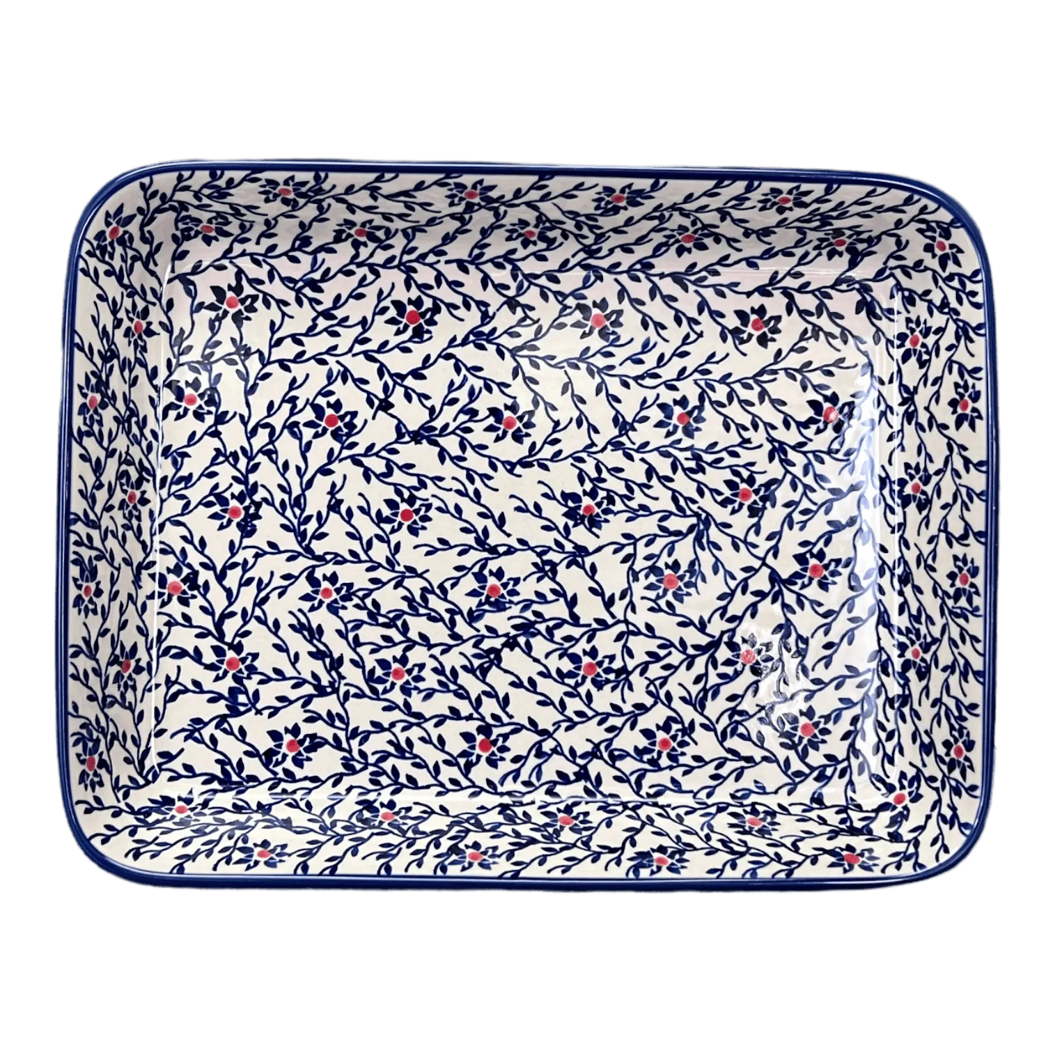 Baker, Rectangular, Shallow, 9" x 11" in "Blue Canopy" by Manufaktura | P104U-IS04