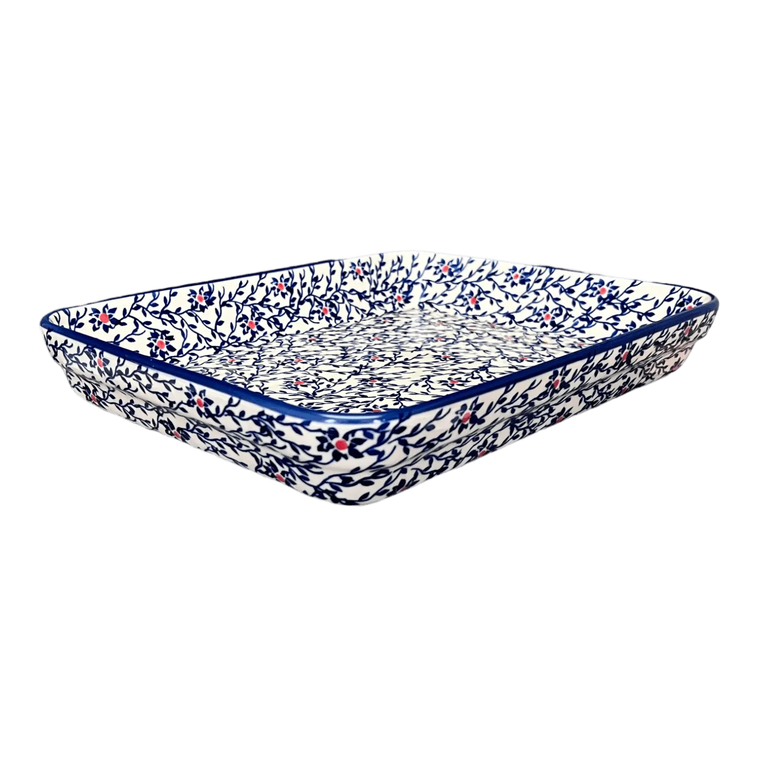 Baker, Rectangular, Shallow, 9" x 11" in "Blue Canopy" by Manufaktura | P104U-IS04