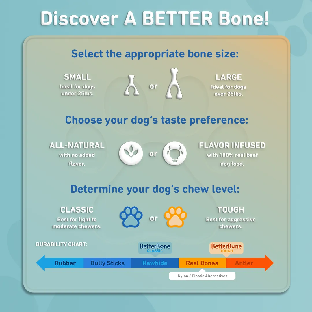 betterbone classic soft chew toy - 2 sizes