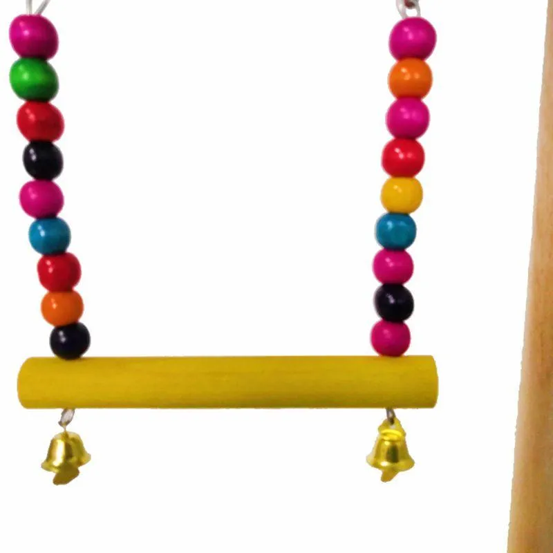 Bird's Multifunction Wooden Perch