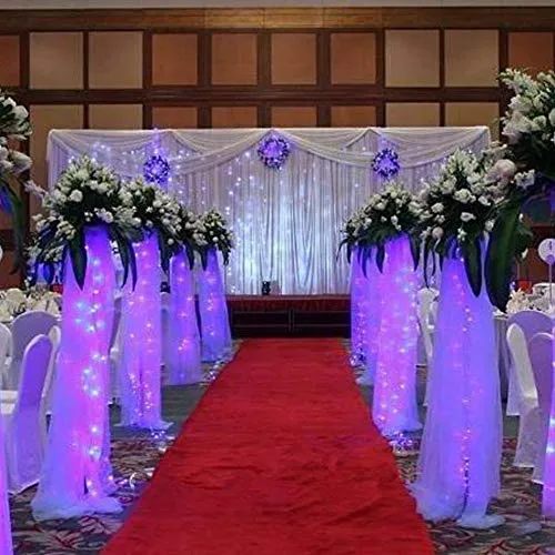 CITRA 240 LED 9.8Feet Curtain Lights Icicle Lights Fairy String Lights with 8 Modes for Wedding Party Family Patio Lawn Decoration - Cool White