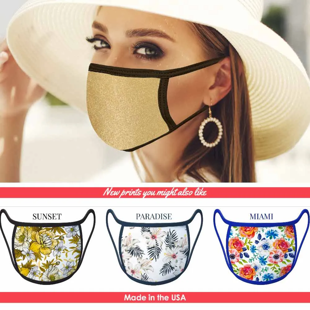 Coconut FACE MASK - Comfortable Washable Unisex Mask