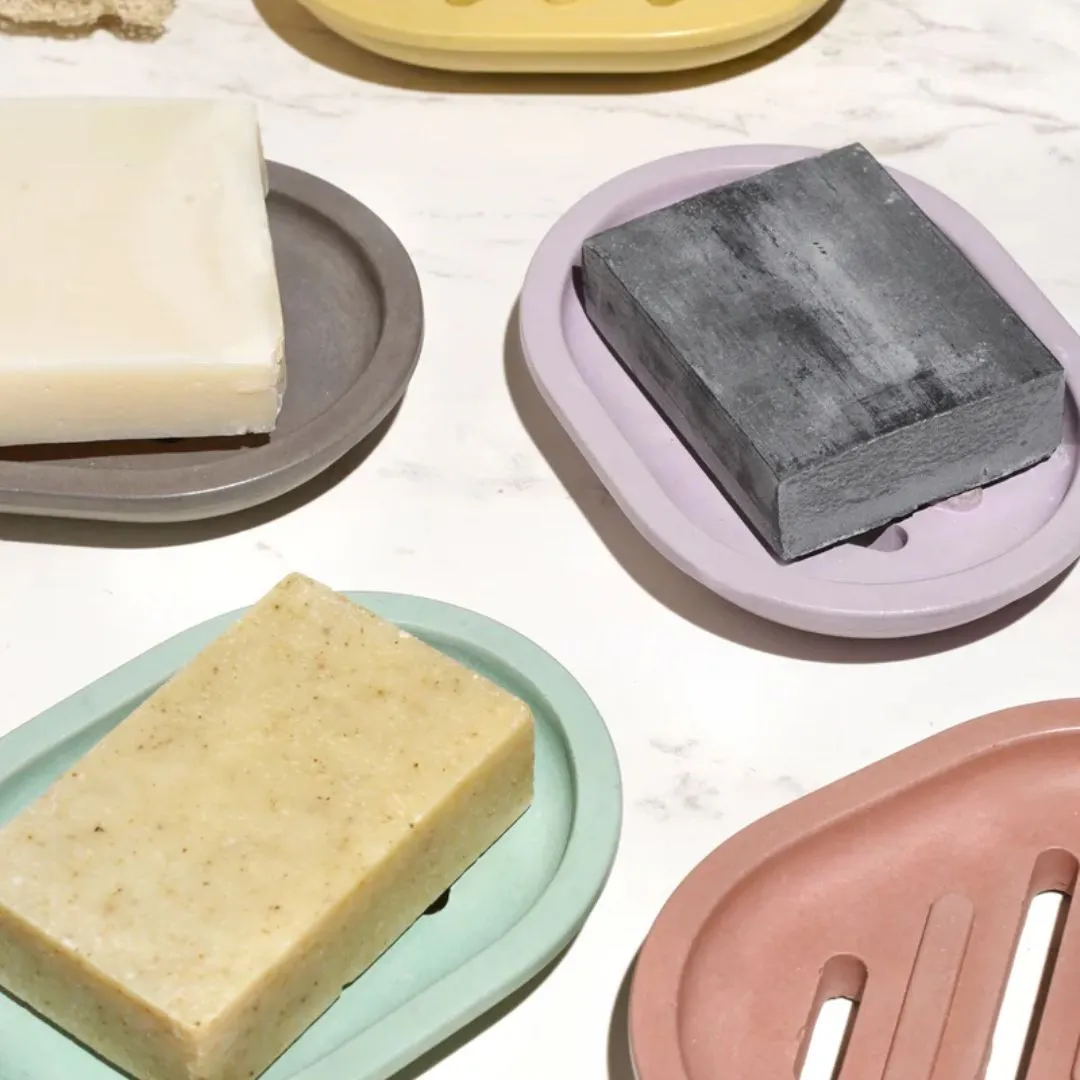 Concrete Soap Dish (Charcoal)