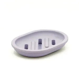 Concrete Soap Dish (Lavender)