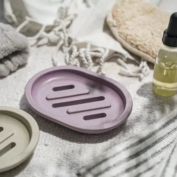 Concrete Soap Dish (Lavender)