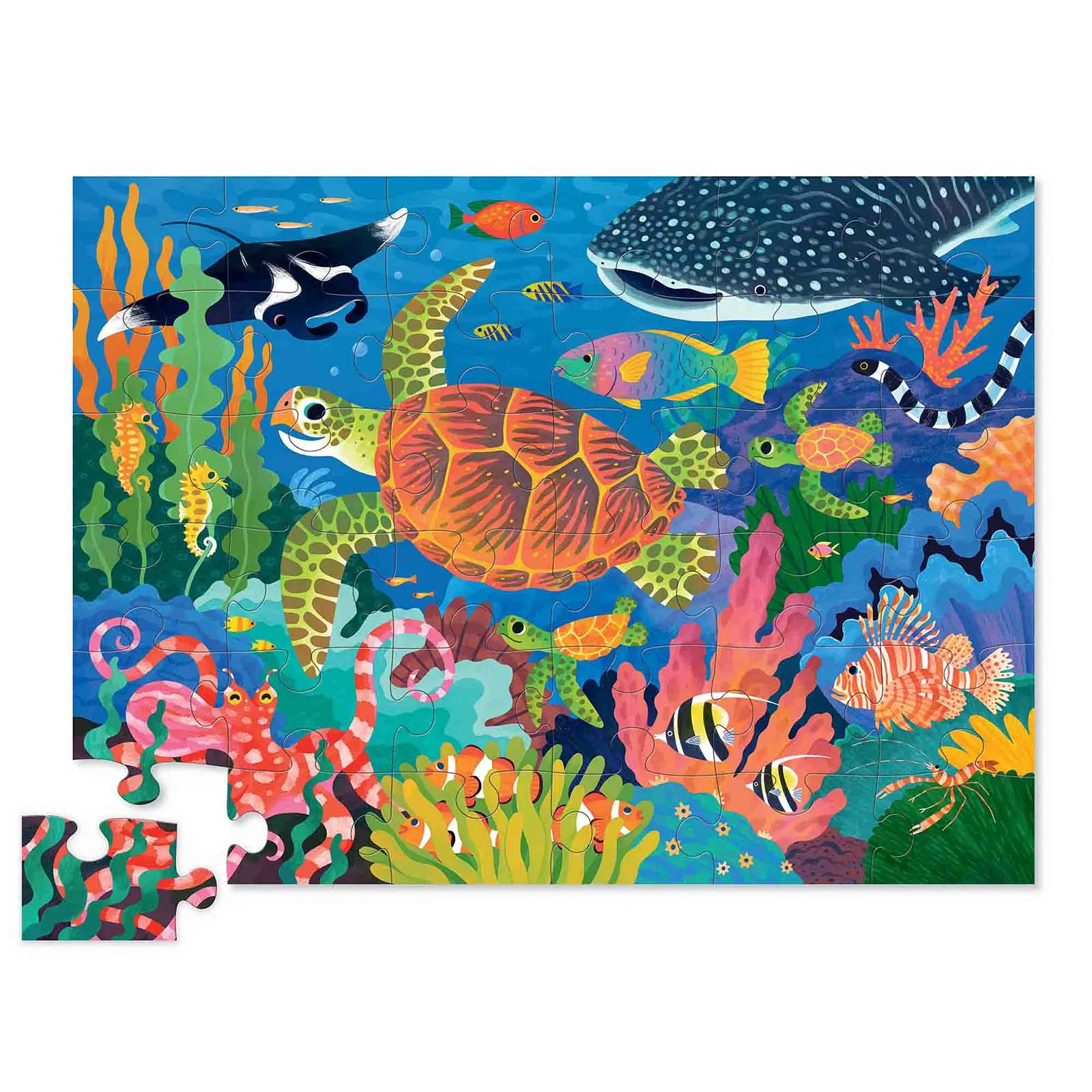 Crocodile Creek 36 Piece Puzzle Sea Turtle