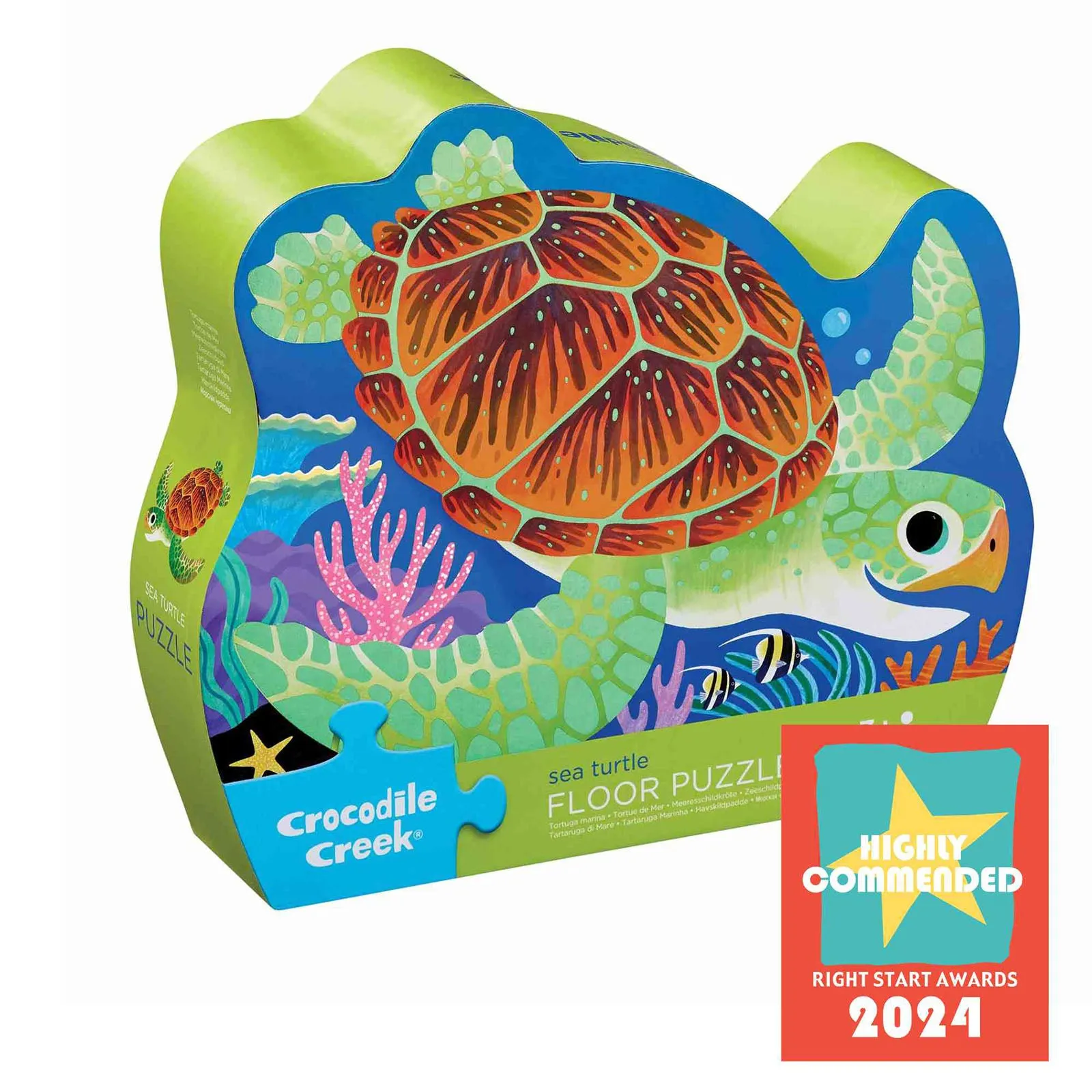 Crocodile Creek 36 Piece Puzzle Sea Turtle