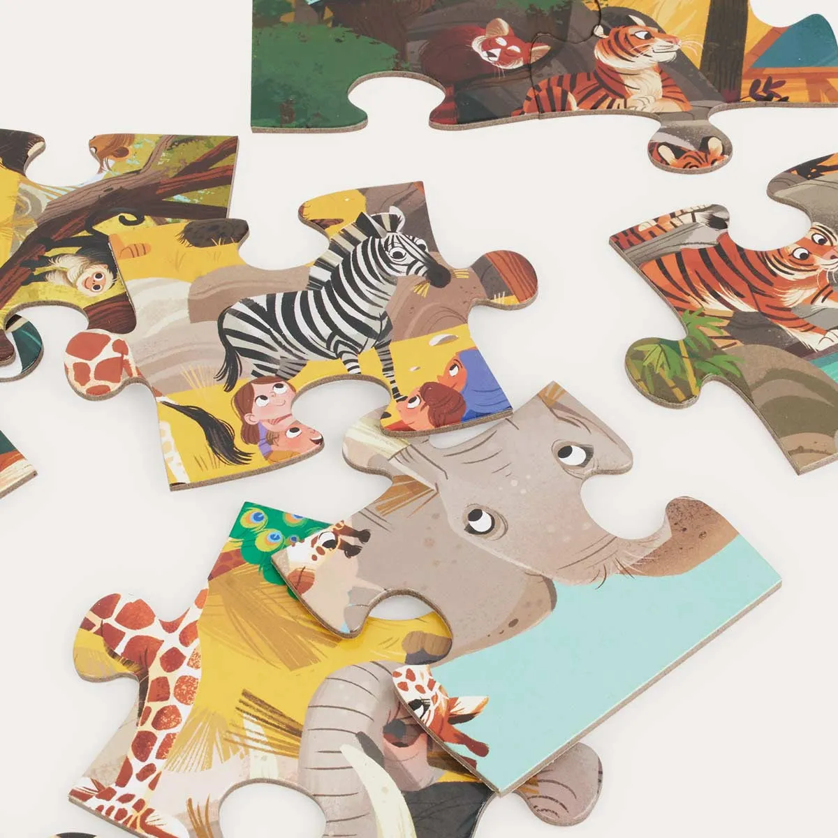 Crocodile Creek 48 Piece Puzzle Day at the Zoo