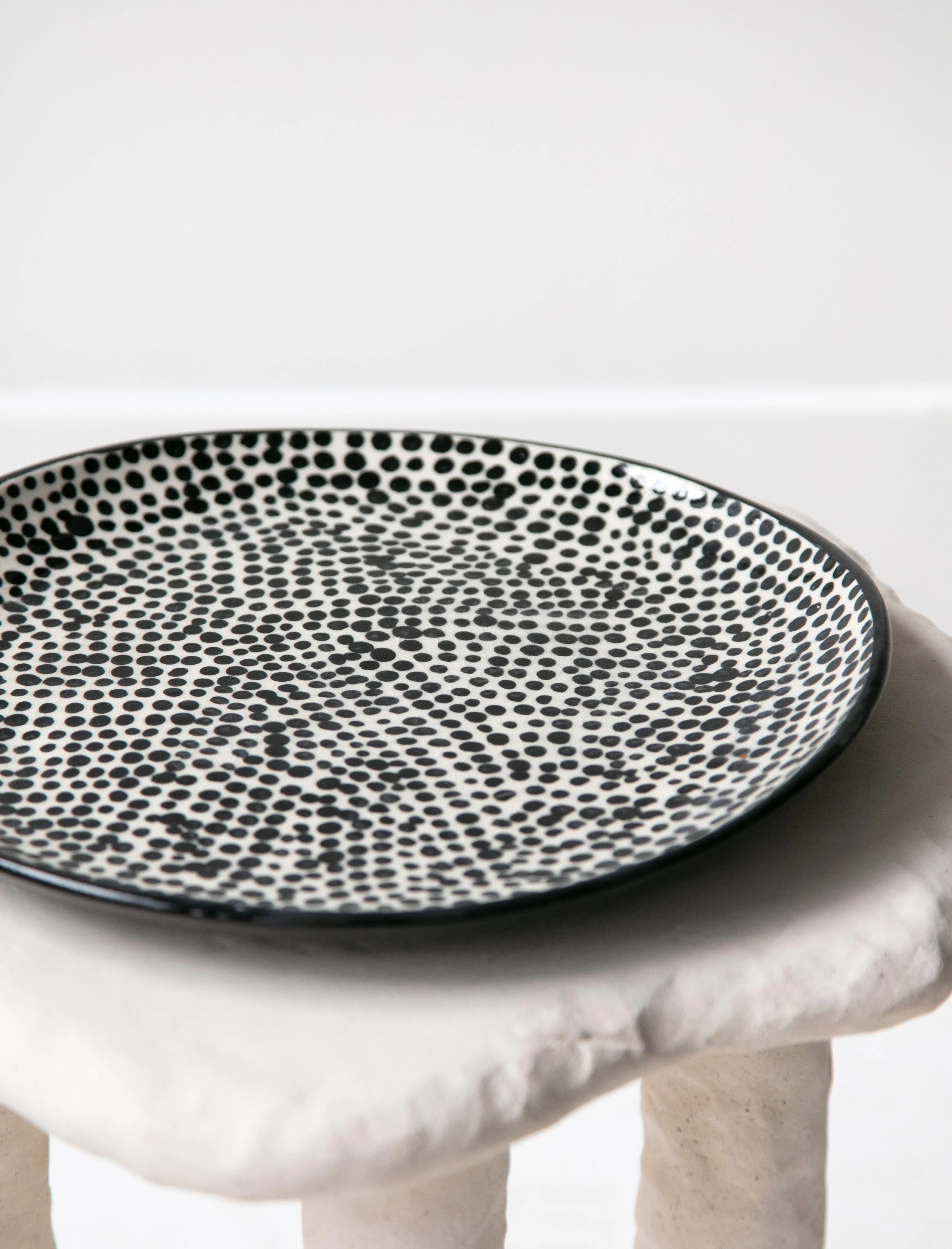 Hand Painted Dot Dishes