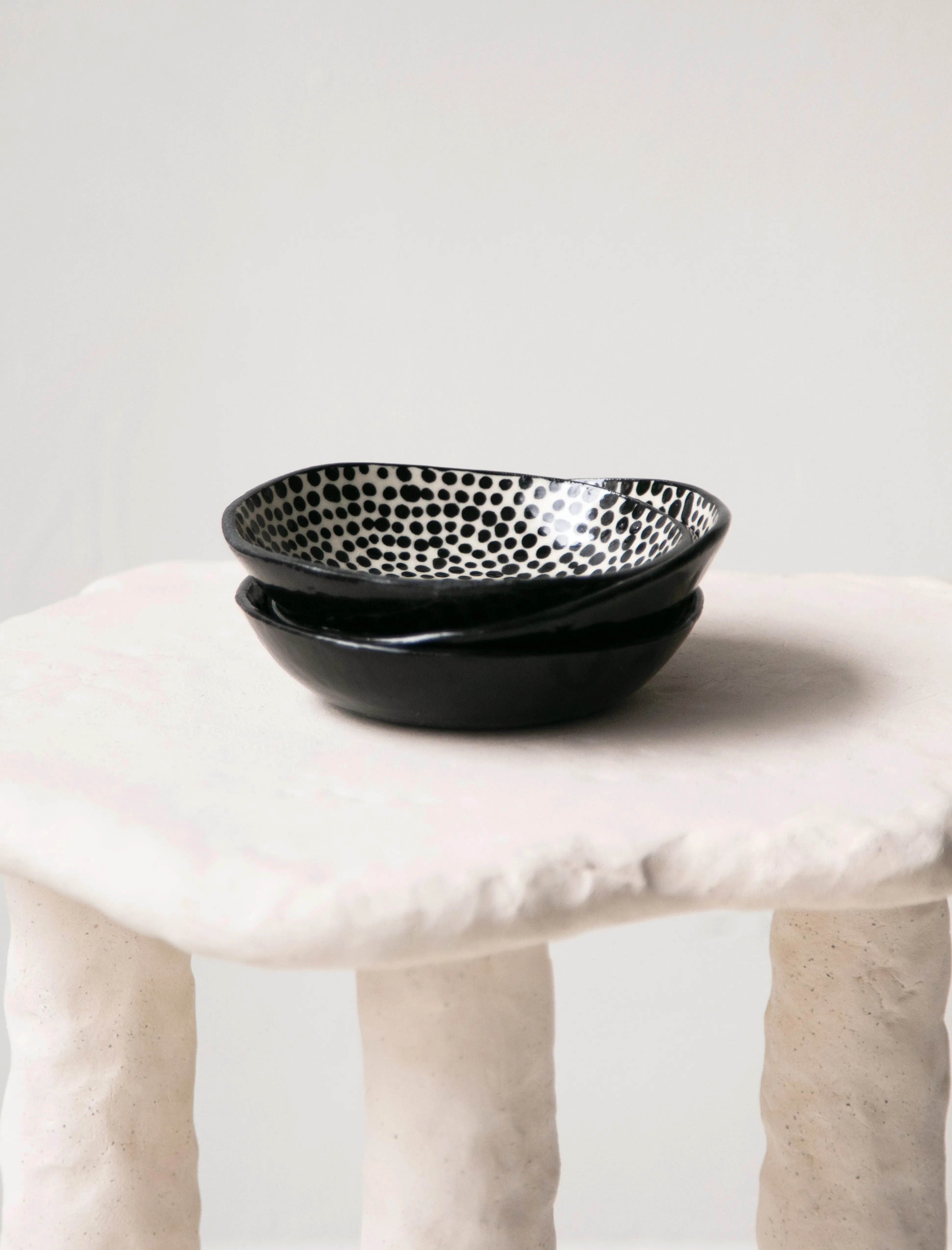 Hand Painted Dot Dishes