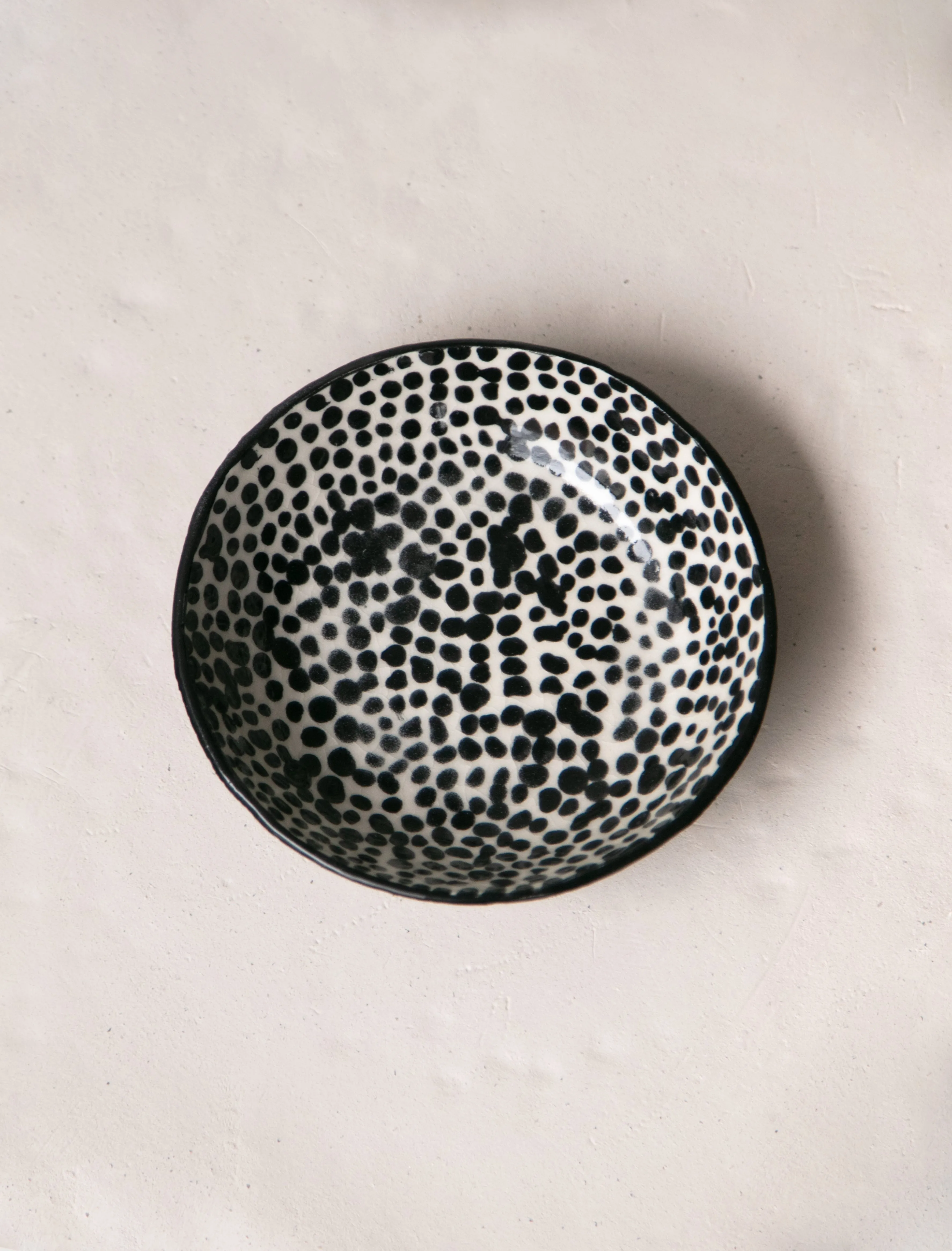 Hand Painted Dot Dishes