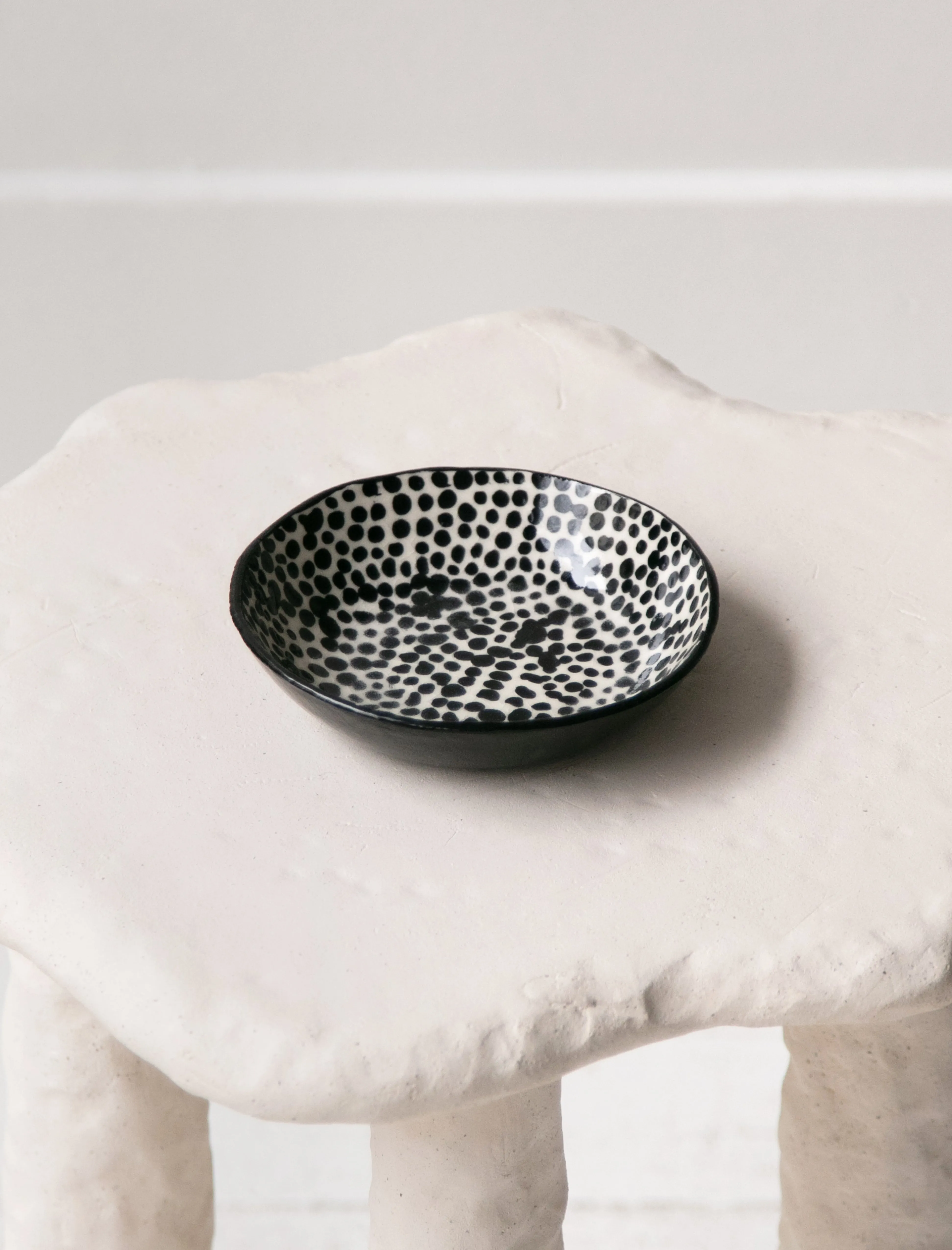 Hand Painted Dot Dishes