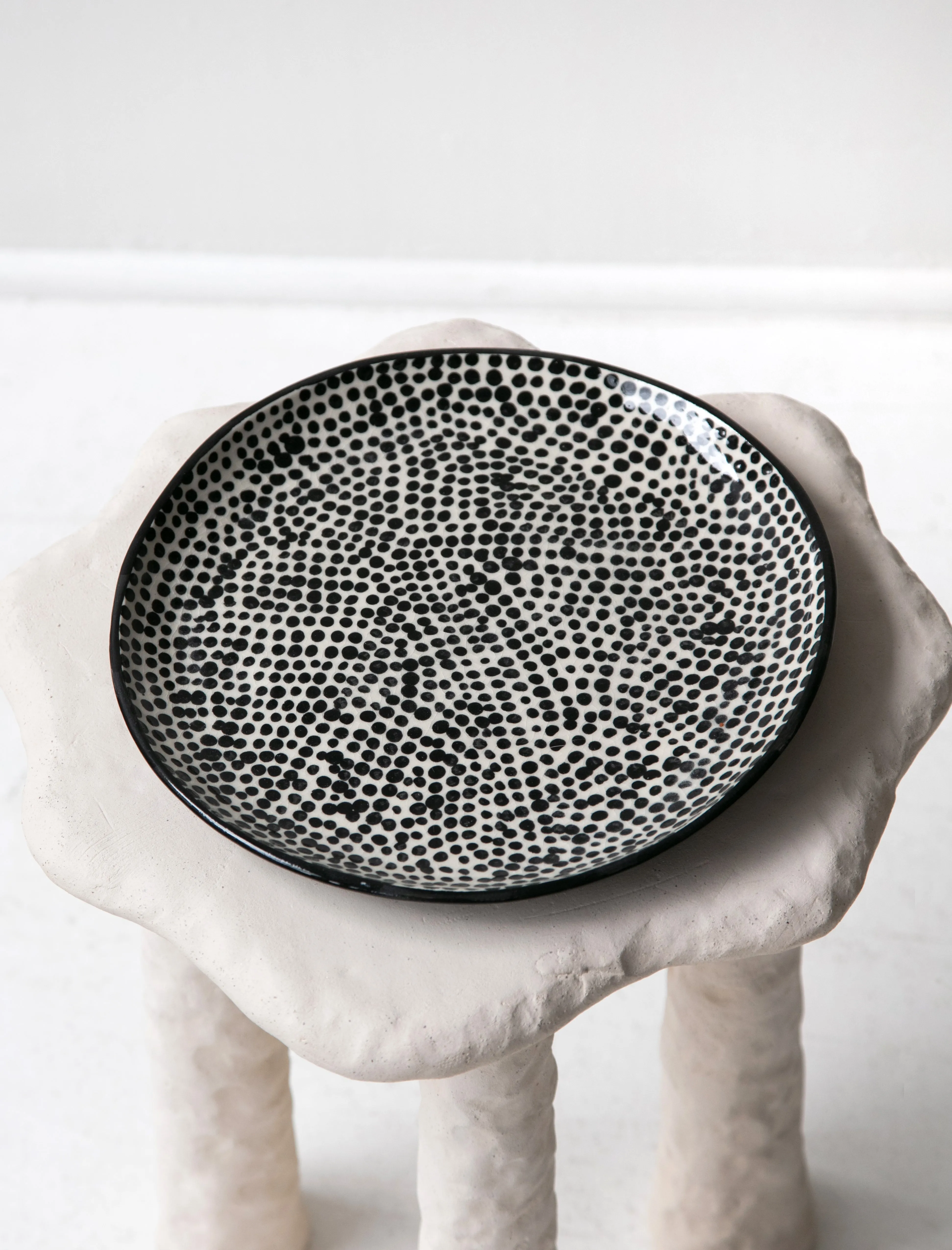 Hand Painted Dot Dishes