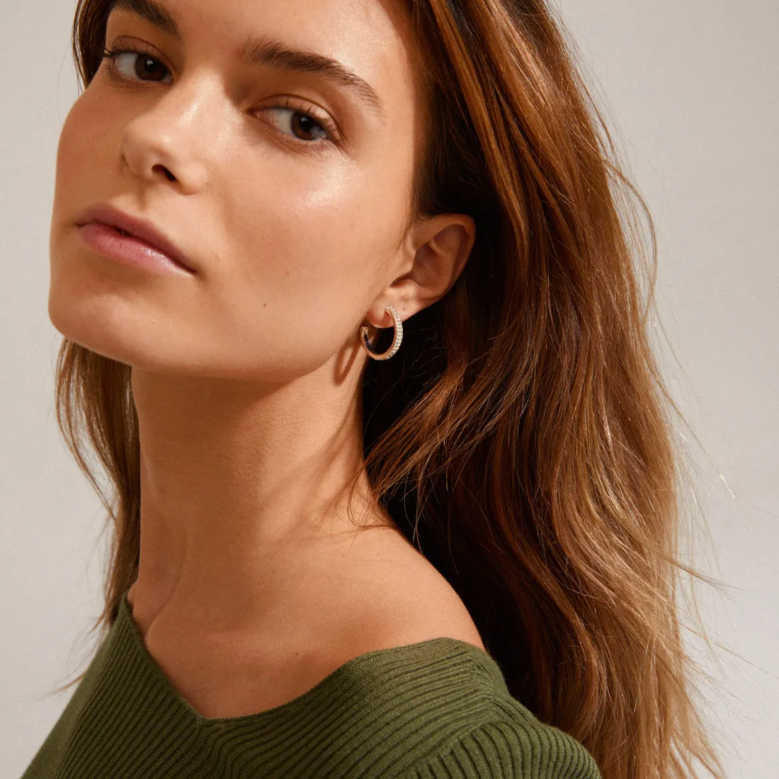 Heat Crystal Hoops