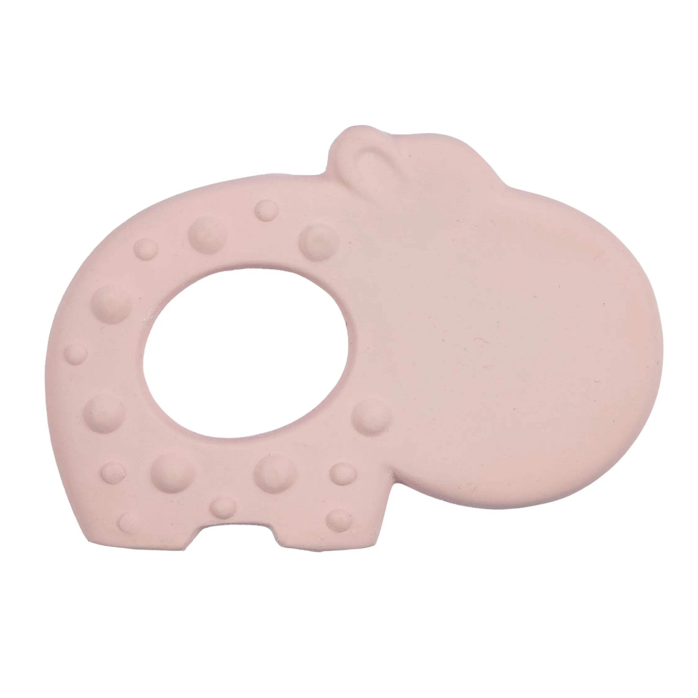 Hippo - Natural Rubber Baby Teether