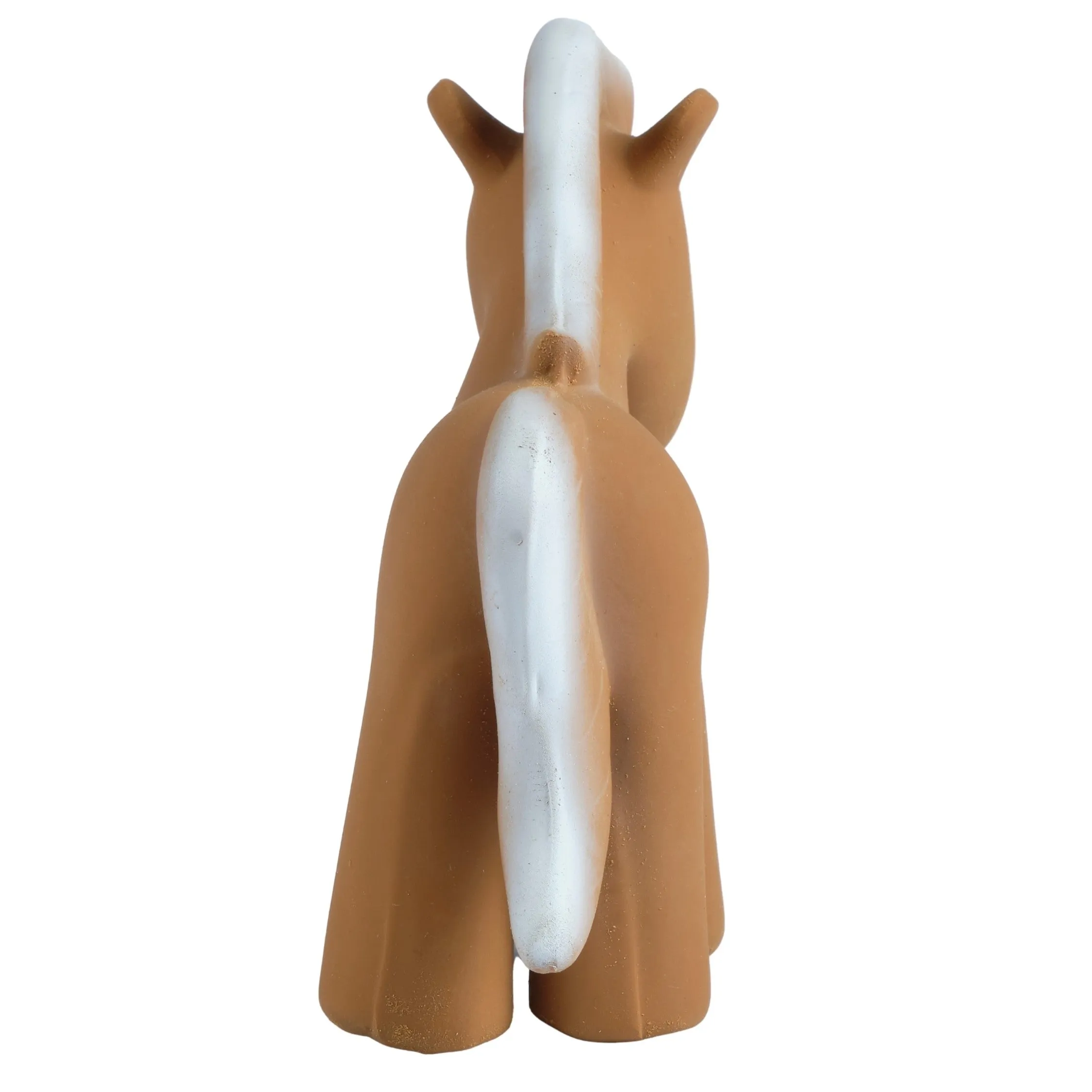 Horse - Natural Rubber Baby Teether Rattle & Bath Toy