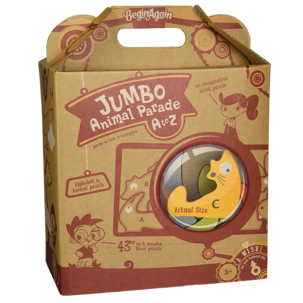 Jumbo Animal Parade A-Z Puzzle