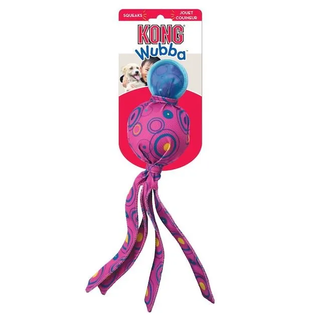 Kong Wubba Cosmos Dog Toy (Assorted Colours)