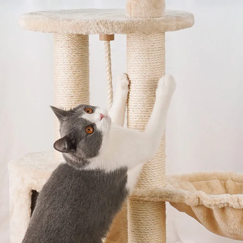Large Multi-Level Cat Tree & Scratching Post