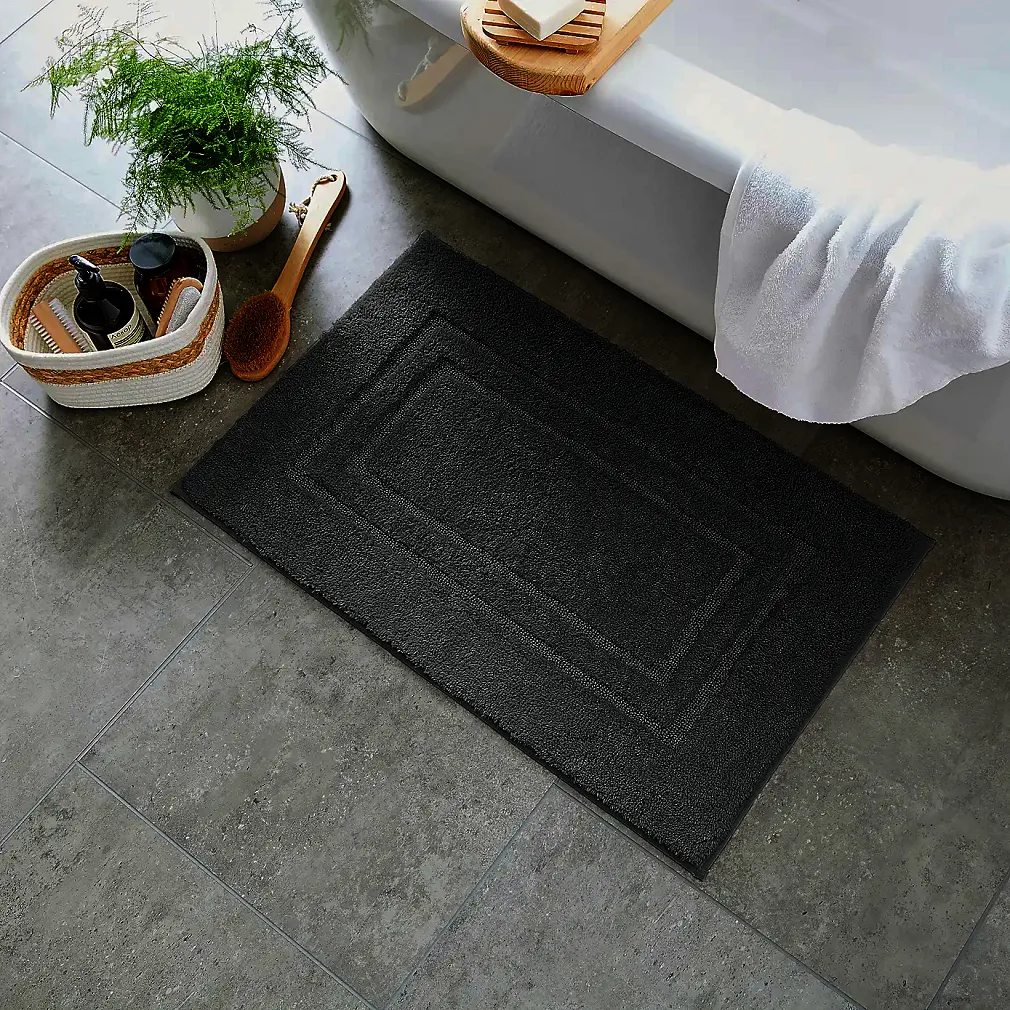 Luxury Extra Large Bath Mat 100% Egyptian Cotton Floor Mats Bath Rugs Water Absorbent Bathroom Toilet Pedestal Carpet Mats