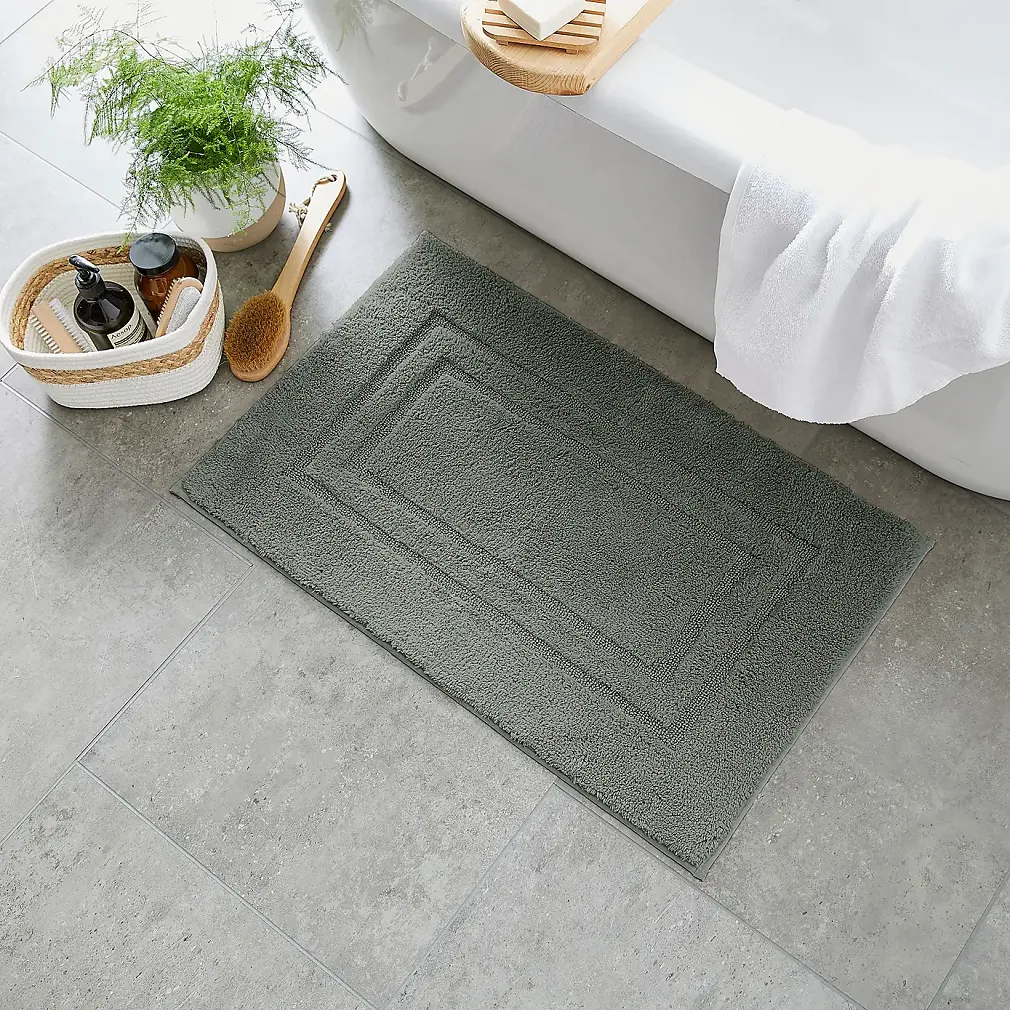 Luxury Extra Large Bath Mat 100% Egyptian Cotton Floor Mats Bath Rugs Water Absorbent Bathroom Toilet Pedestal Carpet Mats