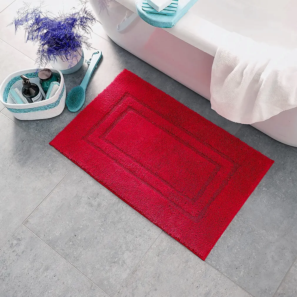 Luxury Extra Large Bath Mat 100% Egyptian Cotton Floor Mats Bath Rugs Water Absorbent Bathroom Toilet Pedestal Carpet Mats