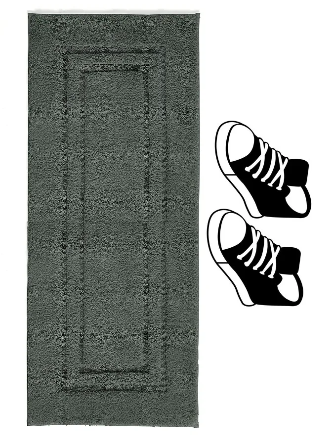 Luxury Extra Large Bath Mat 100% Egyptian Cotton Floor Mats Bath Rugs Water Absorbent Bathroom Toilet Pedestal Carpet Mats