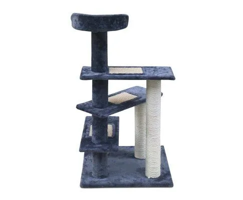 Multi Level Cat Scratching Tree - Grey