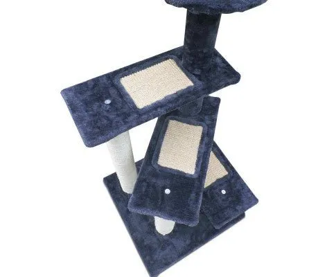 Multi Level Cat Scratching Tree - Grey