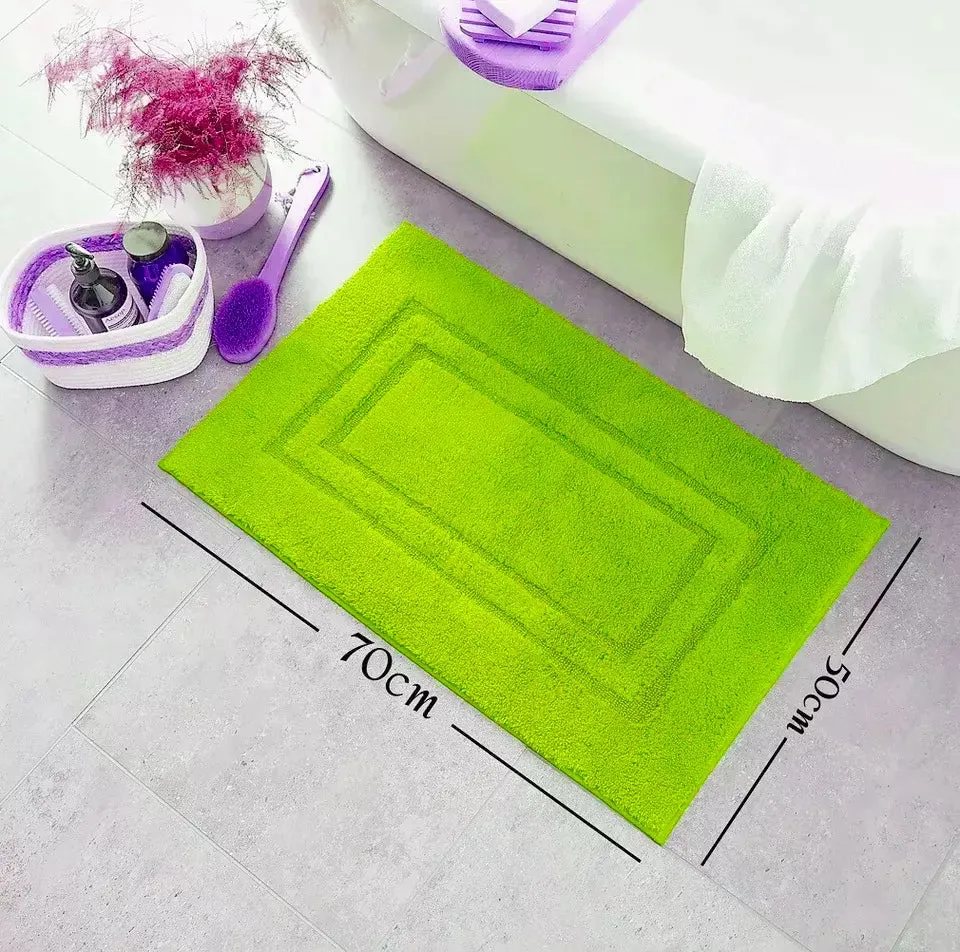 Pack of 2 Luxury Bath Mat Set Super Soft 750-GSM Washable Bath Mat