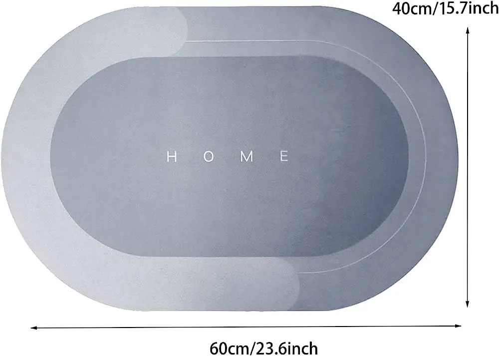 Quick Dry Absorbent Anti-slip Bathroom Door Mat
