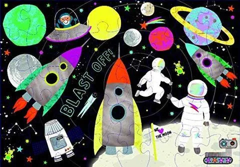Rocket in Space Jigsaw Puzzle