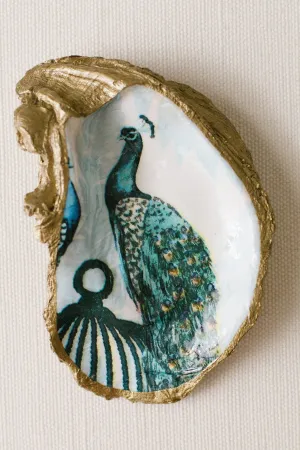 Serenity Decoupage Oyster Ring Dish