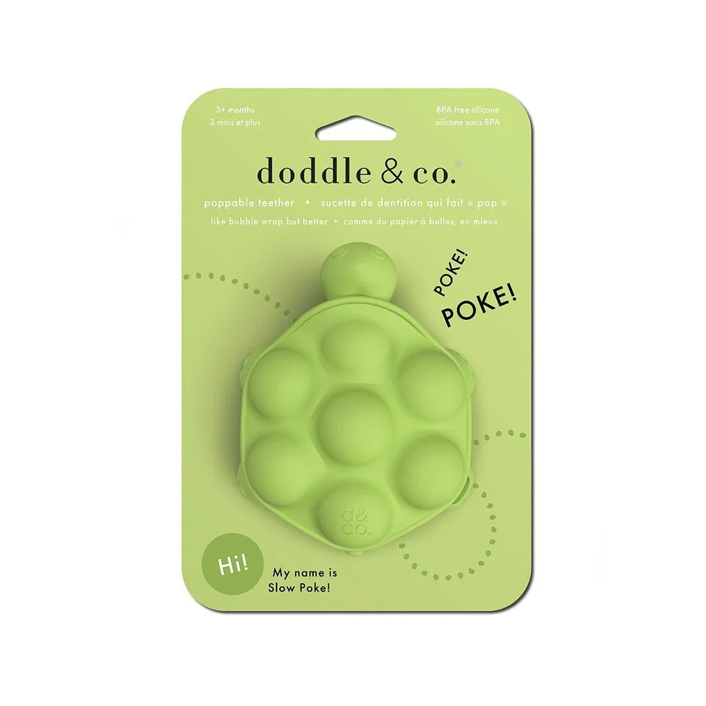 The Chew - Slow Poke Turtle Teether by Doddle & Co