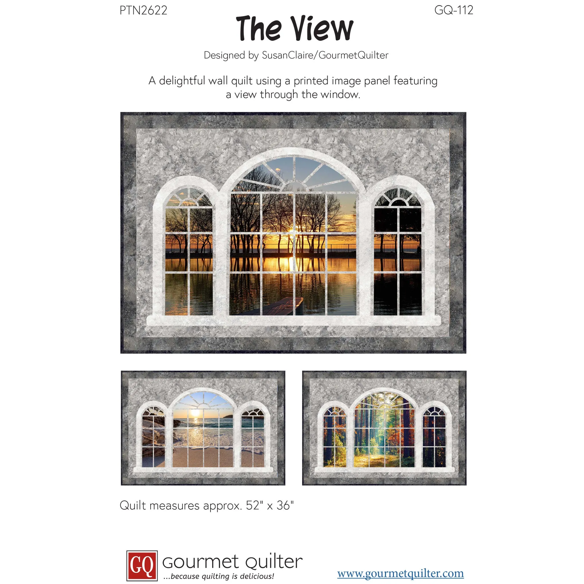 The View Quilt Pattern GQ-112 - Paper Pattern