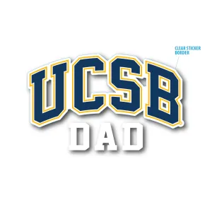 UCSB Dad Die Cut Sticker