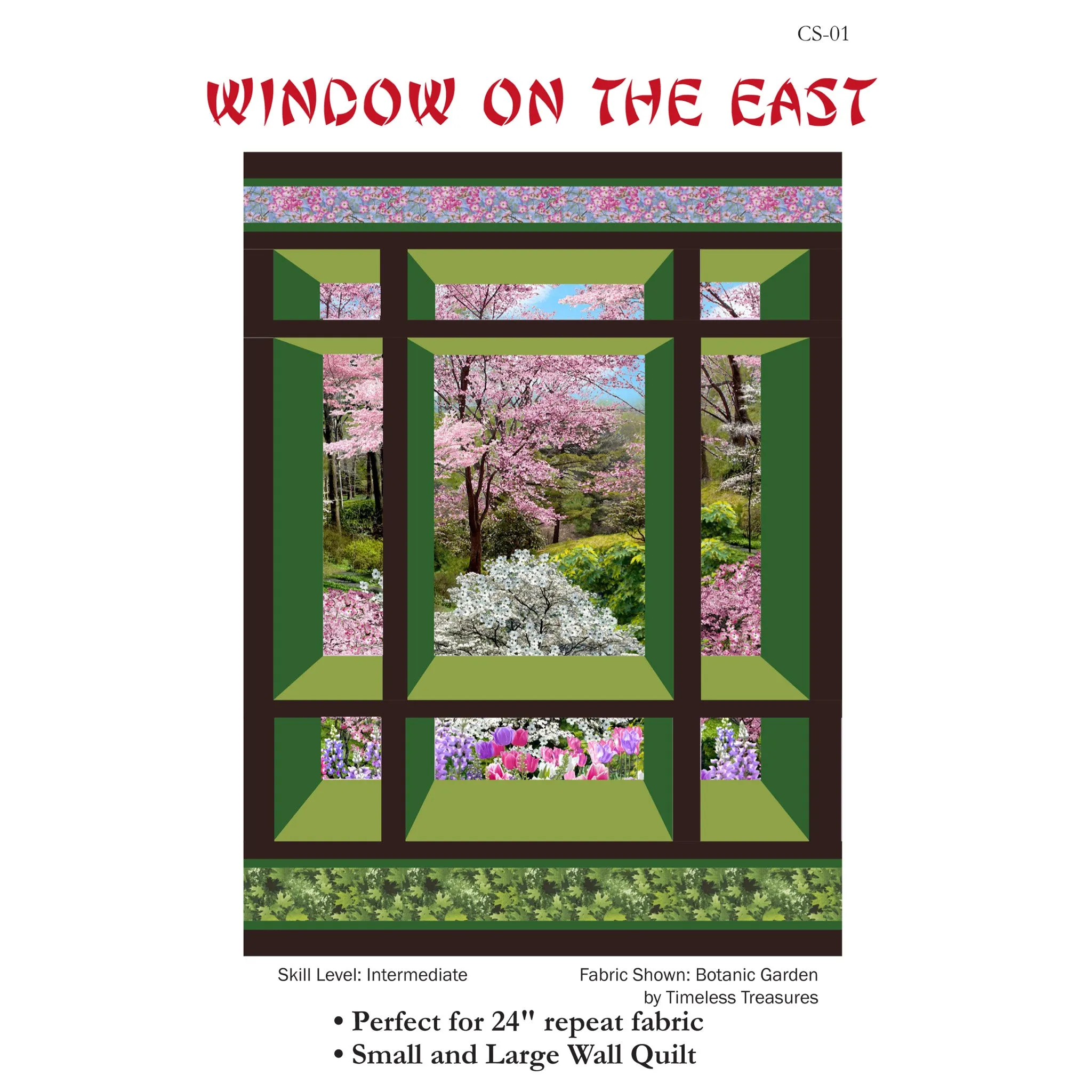 Window on the East Quilt CS-01e - Downloadable Pattern
