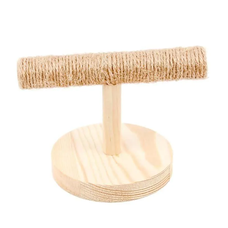 Wood and Sisal Bird's Perch
